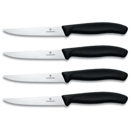 Swiss Army Brands 2024 6.7233.4Us1 Kitchen Swiss Classic Sets 4-Piece Steak Set 40.5In Spear Point, Serrated VIC-6.7233.20-X1